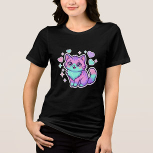 Du bist eine perfekte Katze Tri-Blend Shirt