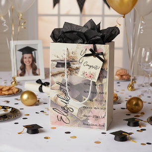 Du bist eine schöne Abschluss-Personalisierung Mittlere Geschenktüte