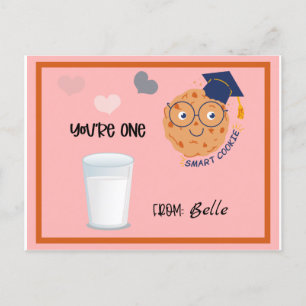 Du bist eine Smart Cookie Valentine's Day Card Feiertagspostkarte