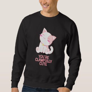 Du bist eine unglaublich süße Katze Paare Kätzche Sweatshirt