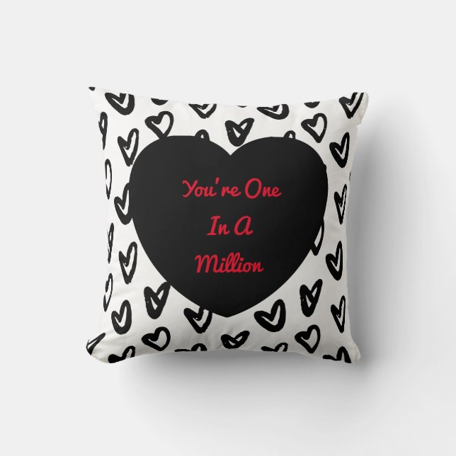 DU BIST EINER IN EINER MILLION KISSEN (Vorderseite)