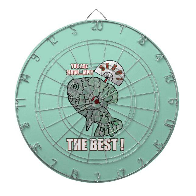 Du bist einfach der Beste Dartscheibe (vorne)