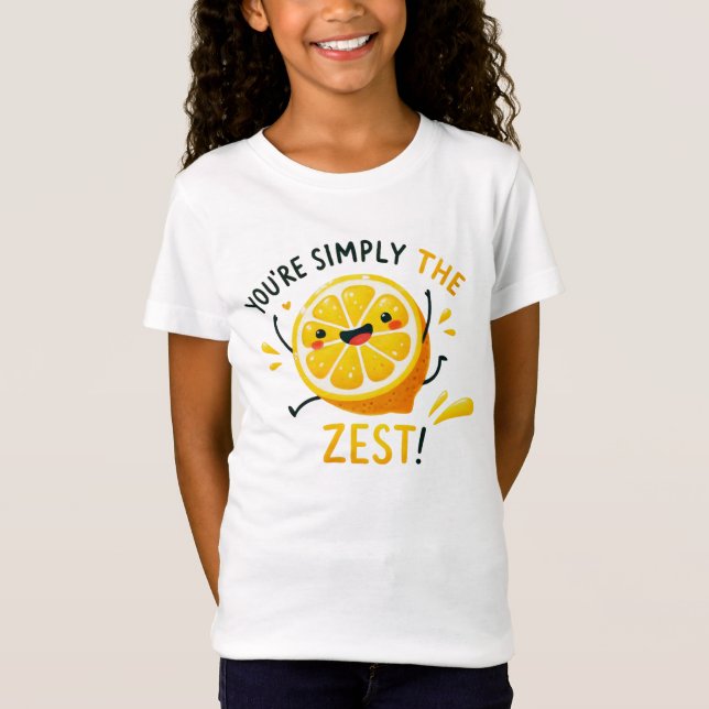 Du bist einfach der Zest" - ein lebendiger Lemon P T-Shirt (Vorderseite)