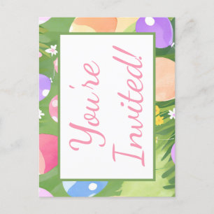 Du bist eingeladen! einladungspostkarte