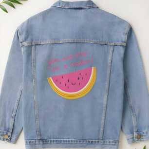 Du bist eins in einer Melon Denim Jacket Jeansjacke