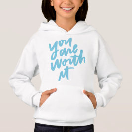 Du bist es wert hoodie