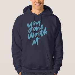 Du bist es wert hoodie