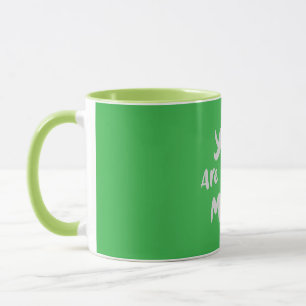 Du bist etwas Besonderes Mama Grüne Typografie Tas Tasse