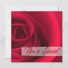 Du bist etwas Besonderes. Valentinstag-Karte der r Einladung