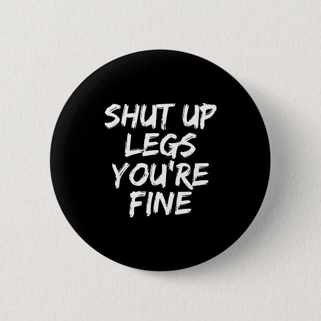 Du bist fein lustig Laufend  Button (Vorderseite)