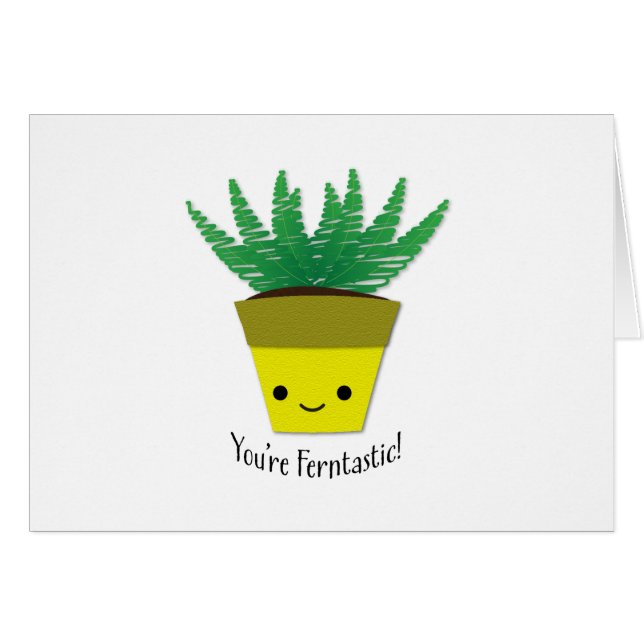 Du bist Ferntastic Fern (Vorderseite (Horizontal))