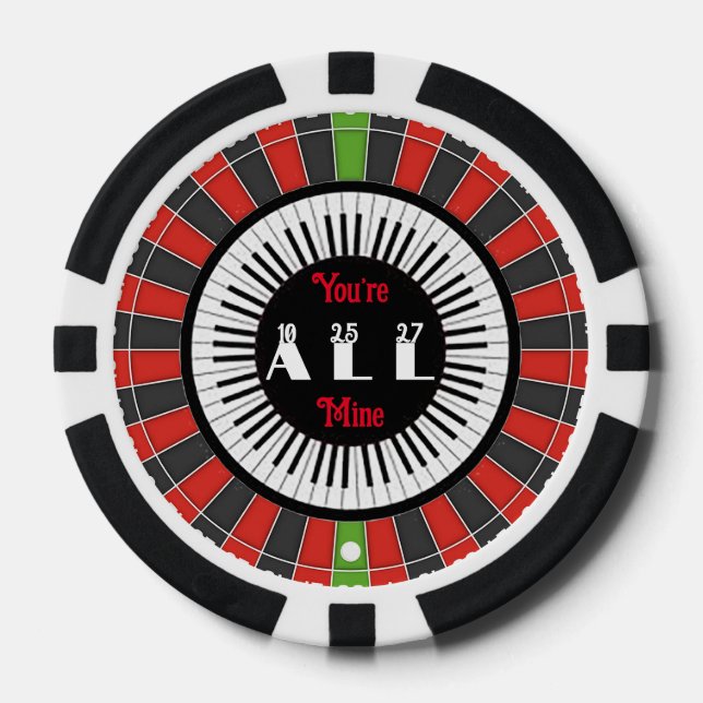 Du bist ganz mein Poker Chip (Vorderseite)