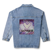 Du bist geliebt! Denim Jacket