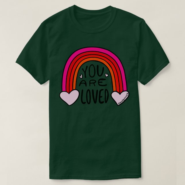 Du bist geliebt T-Shirt (Design vorne)