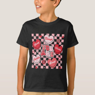 Du bist geliebt, würdig genug Candy Heart Lehrer V T-Shirt