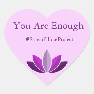 Du bist genug Aufkleber