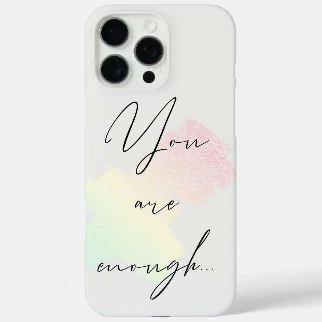 Du bist genug Case-Mate iPhone hülle (Rückseite)