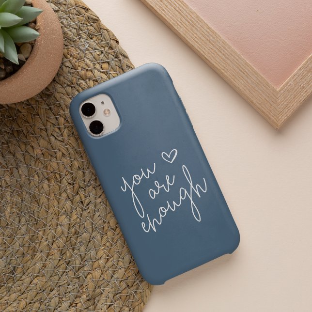 Du bist genug | Handgeschriebenes inspirierendes Z iPhone Hülle (Von Creator hochgeladen)