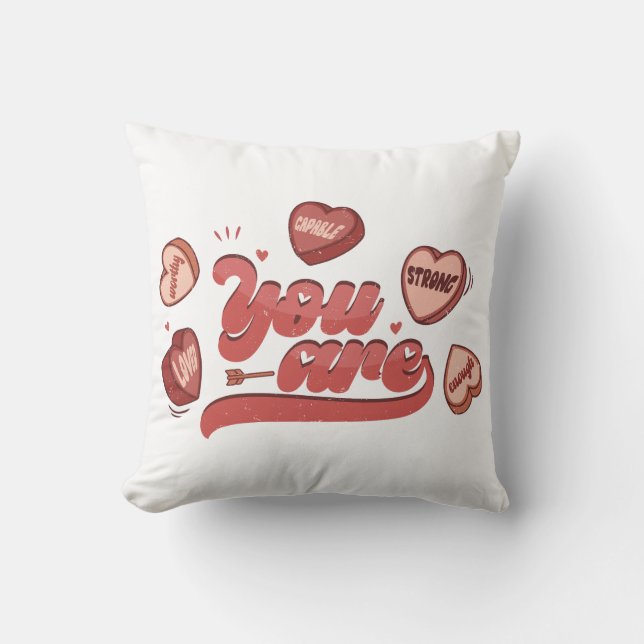 Du bist genug kissen (Vorderseite)