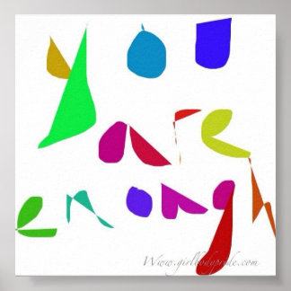 Du bist genug Poster