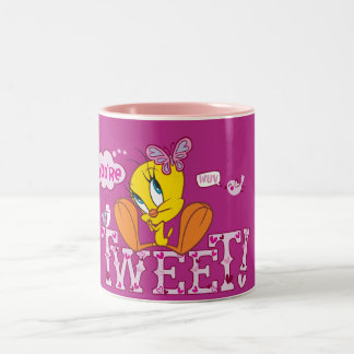 Du bist Getweetet Zweifarbige Tasse