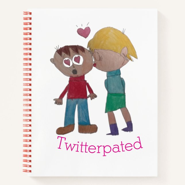 Du bist getwittert worden notizbuch (Vorderseite)