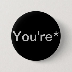 Du bist* Grammar Nazi Button