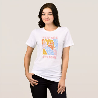 Du bist großartig – Positive Bestärkungsmotivation Tri-Blend Shirt