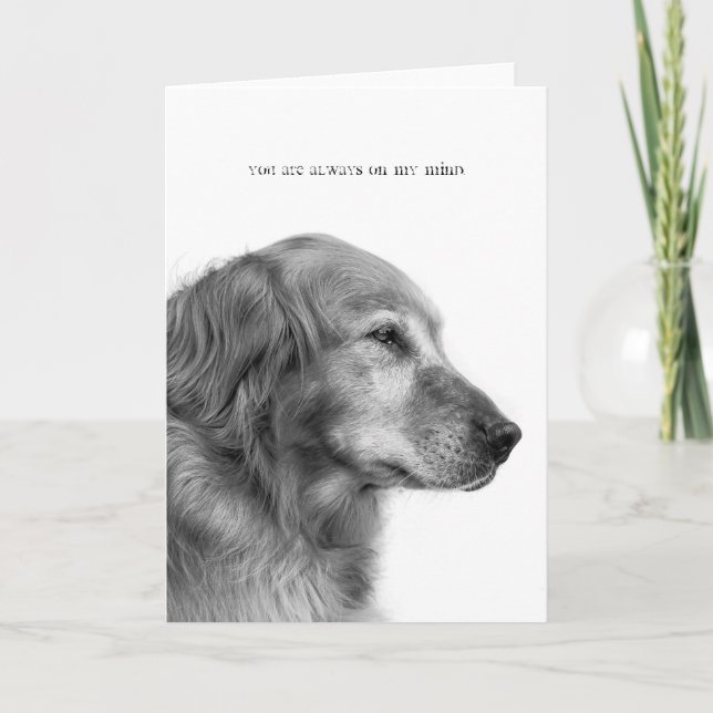 Du bist immer meine Denkkarte Karte (Vorderseite)