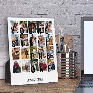 Du bist immer noch der Eine Moderne Hochzeitsfotos Fotoplatte