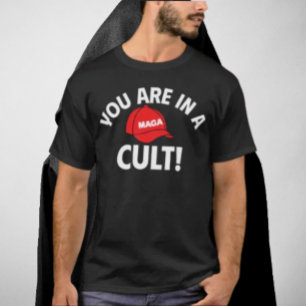 Du bist in einem Kult! Fett-Statement-Shirt T-Shirt