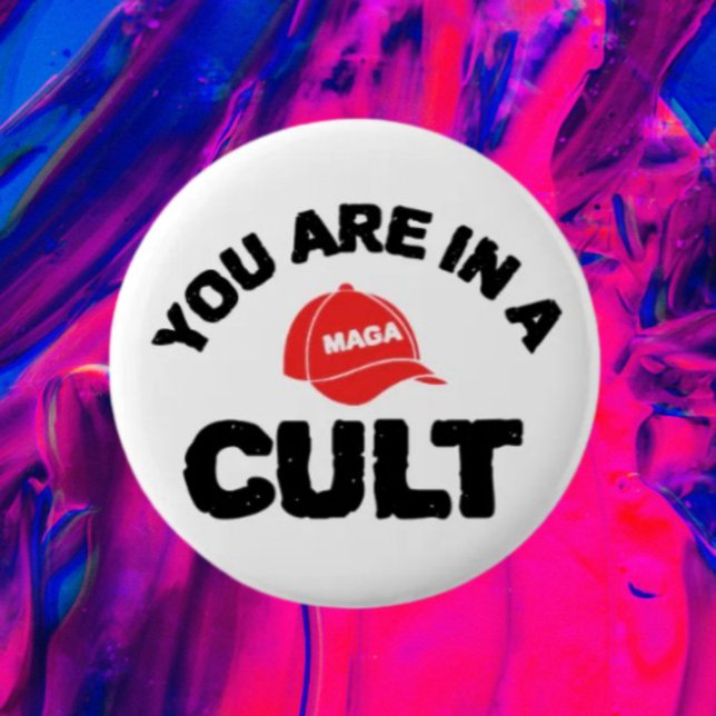 Du bist in einem Kult! | Schaltfläche zur Warnung  Button (Von Creator hochgeladen)