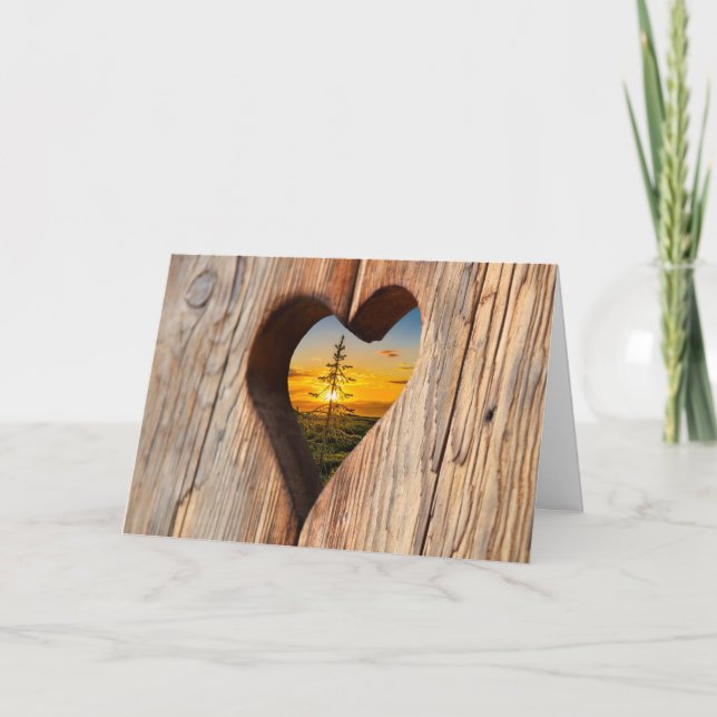 Du bist in meine Herz-Jubiläumskarte gekommen Karte (Vorderseite)