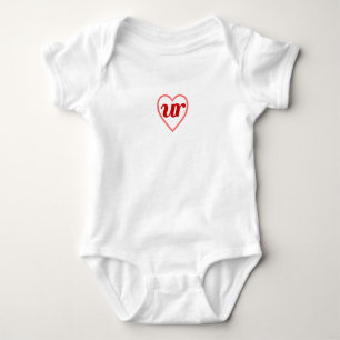 du bist in meinem Herzen Baby Strampler