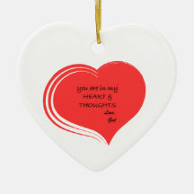 "Du bist in meinem Herzen und Gedanken Liebe, Gott