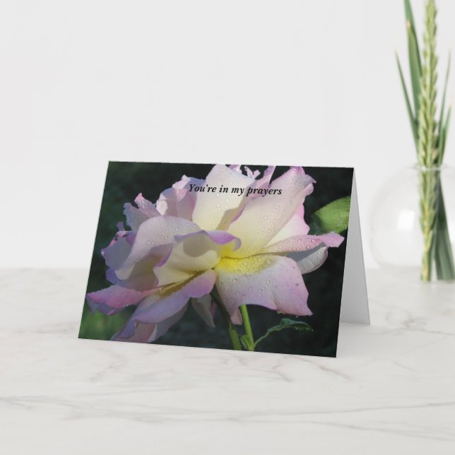 Du bist in meinen Gebeten Karte (Vorderseite)