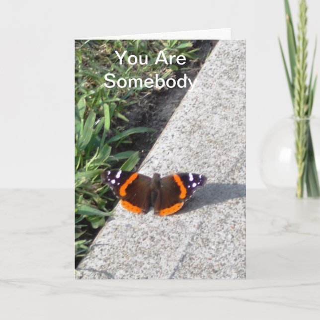 Du bist jemand Gedicht Karte (Vorderseite)