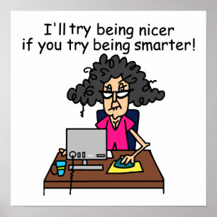 Du bist klüger, ich werde nackter sein poster