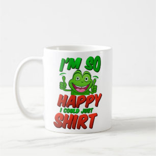 Du bist komisch, ich Behalt dir, Funny Raccoon und Kaffeetasse