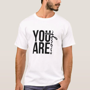 Du Bist - Künstlerisch Abstrakt Motivierend T-Shirt