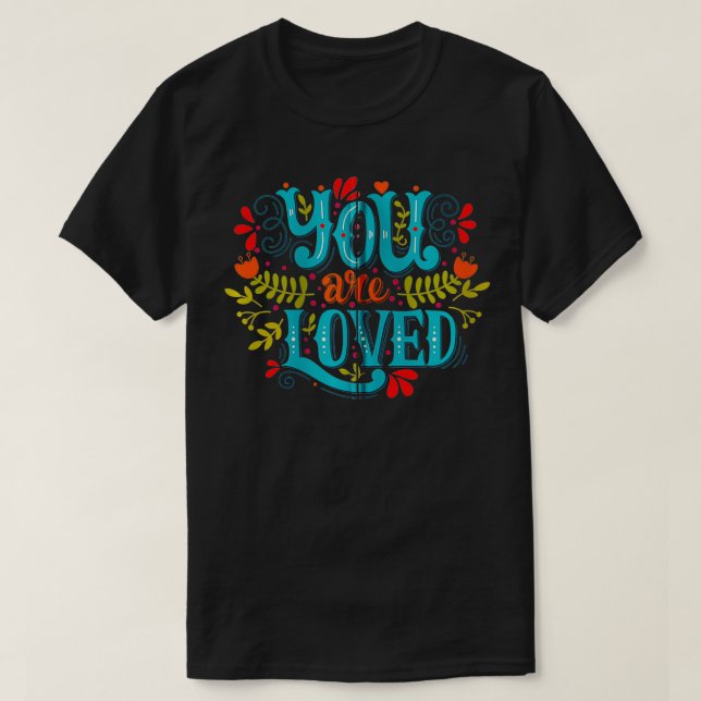 Du bist lieblich Zip T-Shirt (Design vorne)