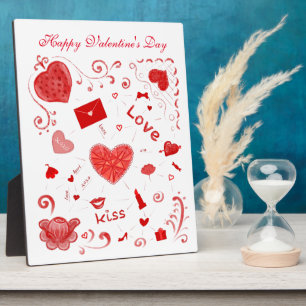 Du bist LIEBT. Glücklicher Valentinstag für Freund Fotoplatte