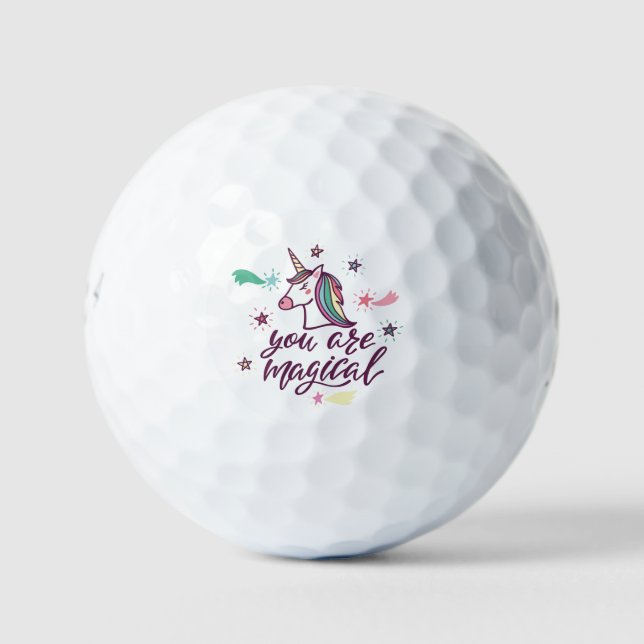 Du bist magisch golfball (Vorderseite)