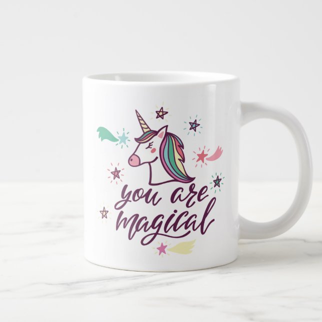 Du bist magisch Jumbo-Tasse (Rechts)