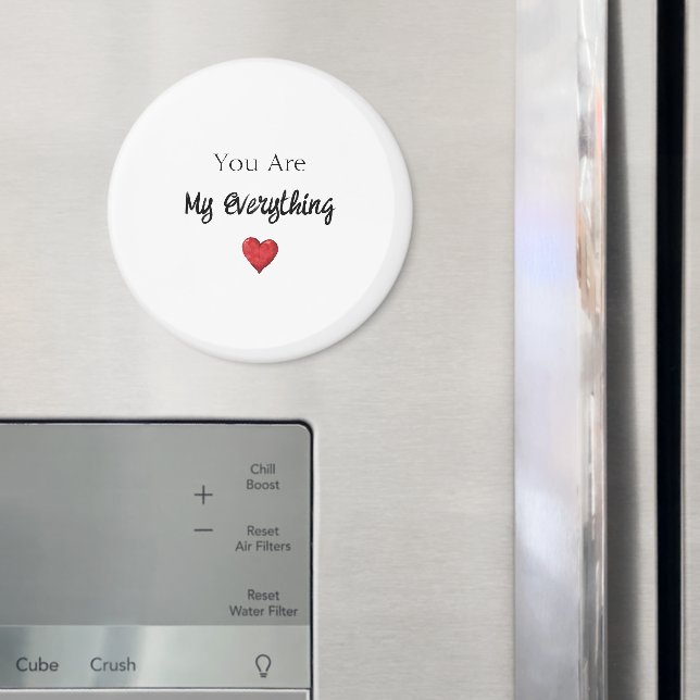 Du bist mein Alles Herz Magnet (In Situ (Kühlschrank))