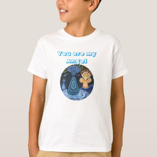 Du bist mein Angel Abstrakt Art Kids T - Shirt
