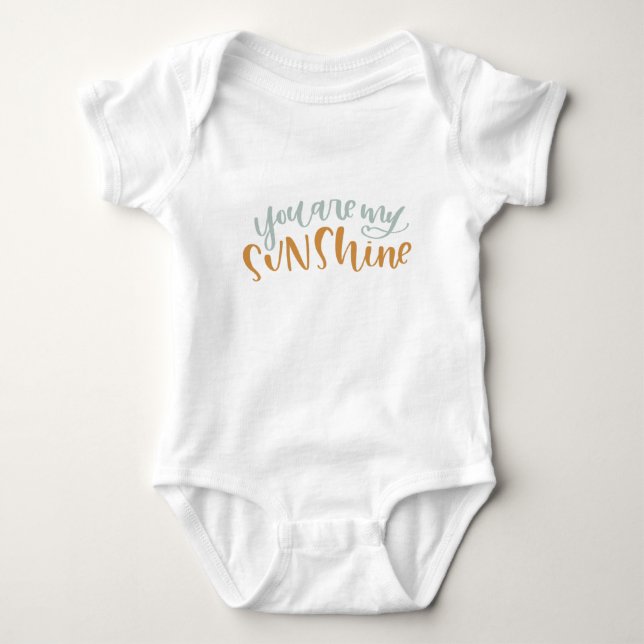 Du bist mein Baby Outfit Strampler (Vorderseite)