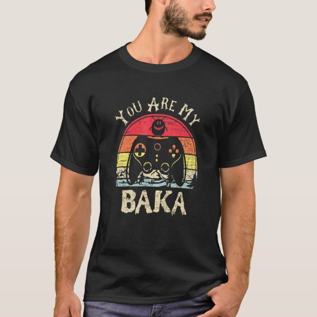 Du bist mein Baka Sussy Baka Meme Gamer T-Shirt (Vorderseite)