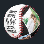 Du bist mein bester Fang, der von mir als Paar Nam Baseball<br><div class="desc">Du bist mein bester Fang,  Geschenk für ihn oder sie,  ein Geschenk für Paare,  ein Geschenk zum Jubiläum,  Bester Baseball</div>