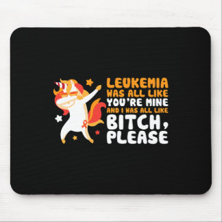 Du bist mein Bitte Einhorn Leukämie Aufklärungsges Mousepad
